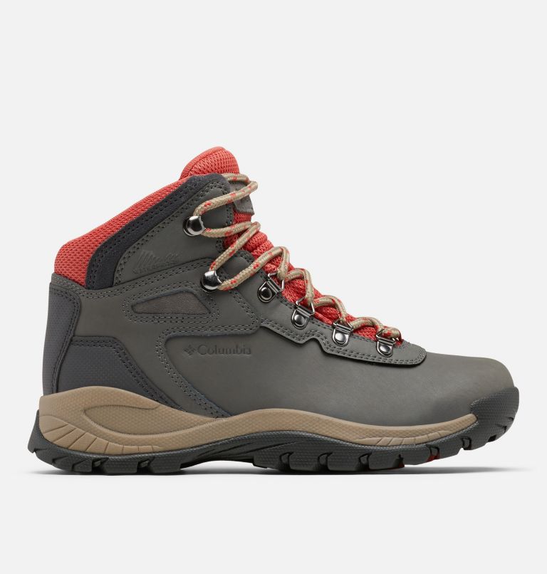 Columbia Newton Ridge™ Plus Waterproof Women's Hiking Boots Grey/Coral | HLN7021VZ